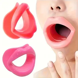 Silicone Lip & Facial Trainer, Non-Electric Muscle Stimulation, Enhances Smile, Unfragranced Skin Care Tool, Reusable Beauty Device, Facial Beauty Instrument
