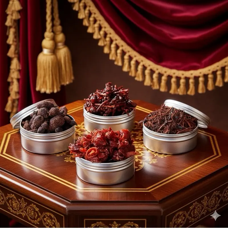 Bakhoor Gift Sets 4oz X 4 Assorted Bakhooor for Home Fragrance.