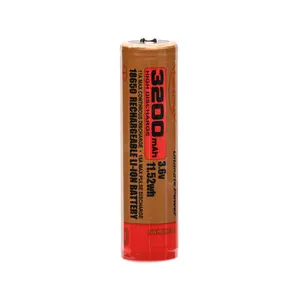 3200 mAh Li-Ion High Discharge 18650 Rechargeable Battery