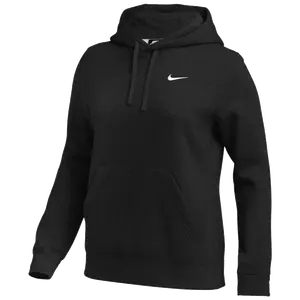 Nike Club Women's Training Pullover Hoodie - Soft Fleece, Elastic Waistband, Drawcord, 80% Cotton 20% Polyester