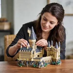 High Difficulty Magic Castle Puzzle Model, Handmade DIY Creative Decoration, Stress Relief Gift, Collectible Decorative Item