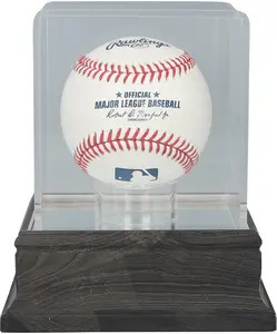 Charcoal Baseball Display Case - UV Protected