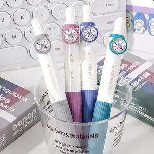 Creative Compass Short Round Pocket Pen, Mini Nurse Pen, Comfort Grip Orienteering Compass Find Direction, Ink Pen for School Office Examination