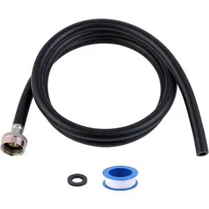 5 Feet Dehumidifier Drain Hose, 3/4 Inch FHT Connection, Brass Interface to Prevent Water Leakage, Hose Replacement Suitable for Most Dehumidifiers