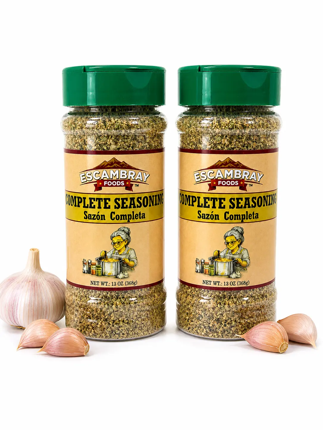 Complete Seasoning with Garlic & Natural Spices - 13 oz( Pack of 2)