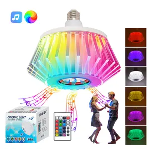 E27 36w RGB Bluetooth-compatible Speaker Light Bulb, Remote Control LED Lamp, Music Playback Ac86-265v, Smart Home Lighting Solution