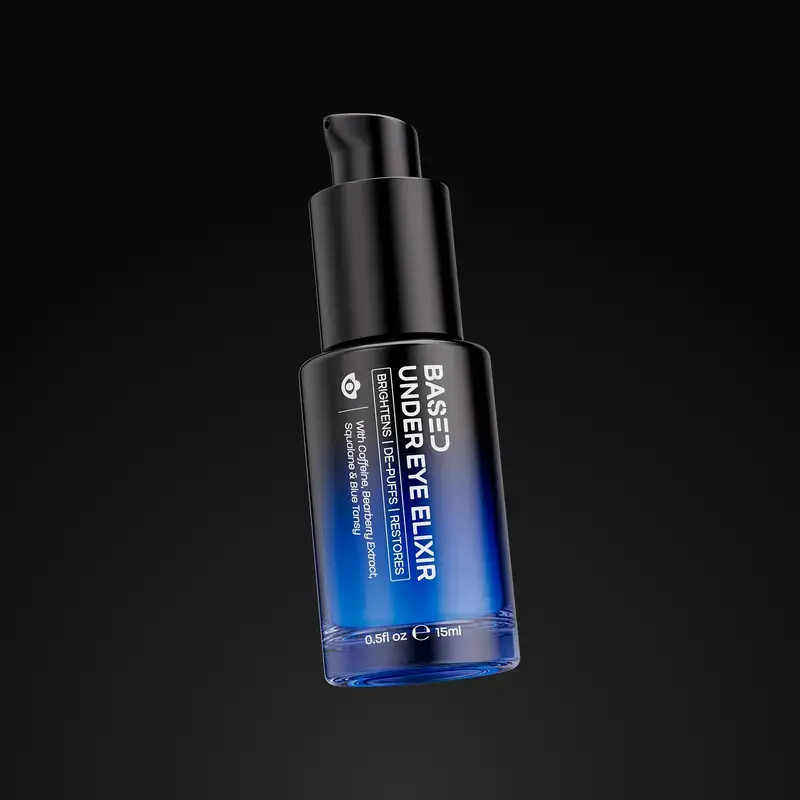 BASED Eye Serum: Lightens dark circles, relieves puffiness and rejuvenates eye area with effective gentle formula