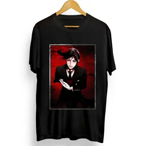 Black Butler,Sebastian,Kuroshitsuji,Sebastian,Japanese,Anime,new Unisex T-Shirt