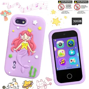 Kids Smart Play Phone Toy with Dual Cameras, Educational Learning Games  Music, Portable Travel Toy for Boys Girls Ages 3-12