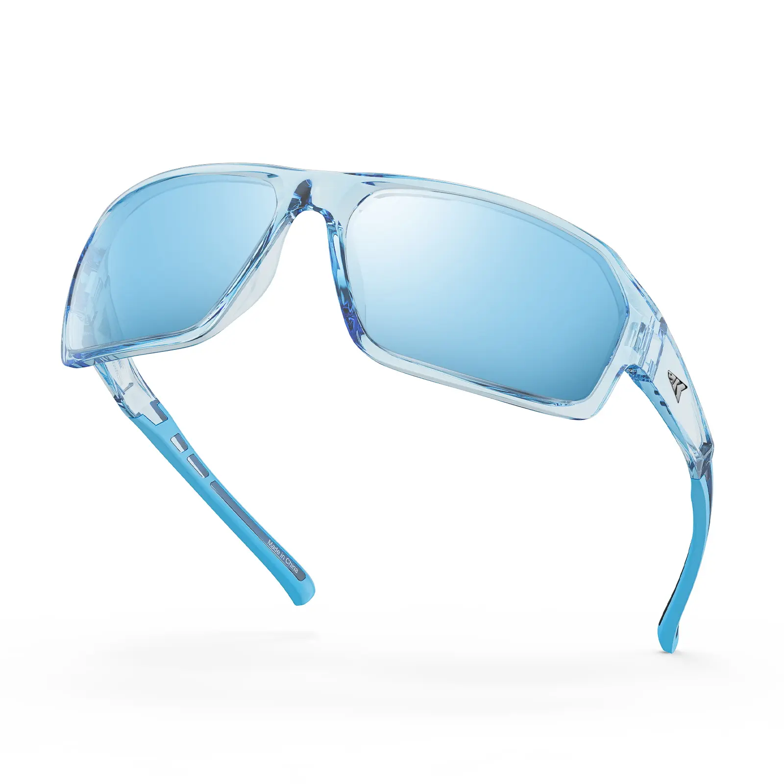 gloss Tal Light Blue Frame, Smoke-ice Blue Mirror