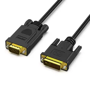 BENFEI Active DVI-D to VGA, DVI-D 24+1 to VGA 6 Feet Cable Male to Male Gold-Plated Cord Accessories Adapter