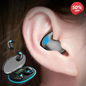 Wireless Earphones, Invisible BT Sleeping Earbuds,  Noise Cancelling Headphones for Running, Exercising, Gaming Sports, Electronic Headset Audio, Travel Essentials, Tws Earbuds, Bluetooth True Wireless Earbuds, Waterproof Earbuds, Tws Stereo,Summer