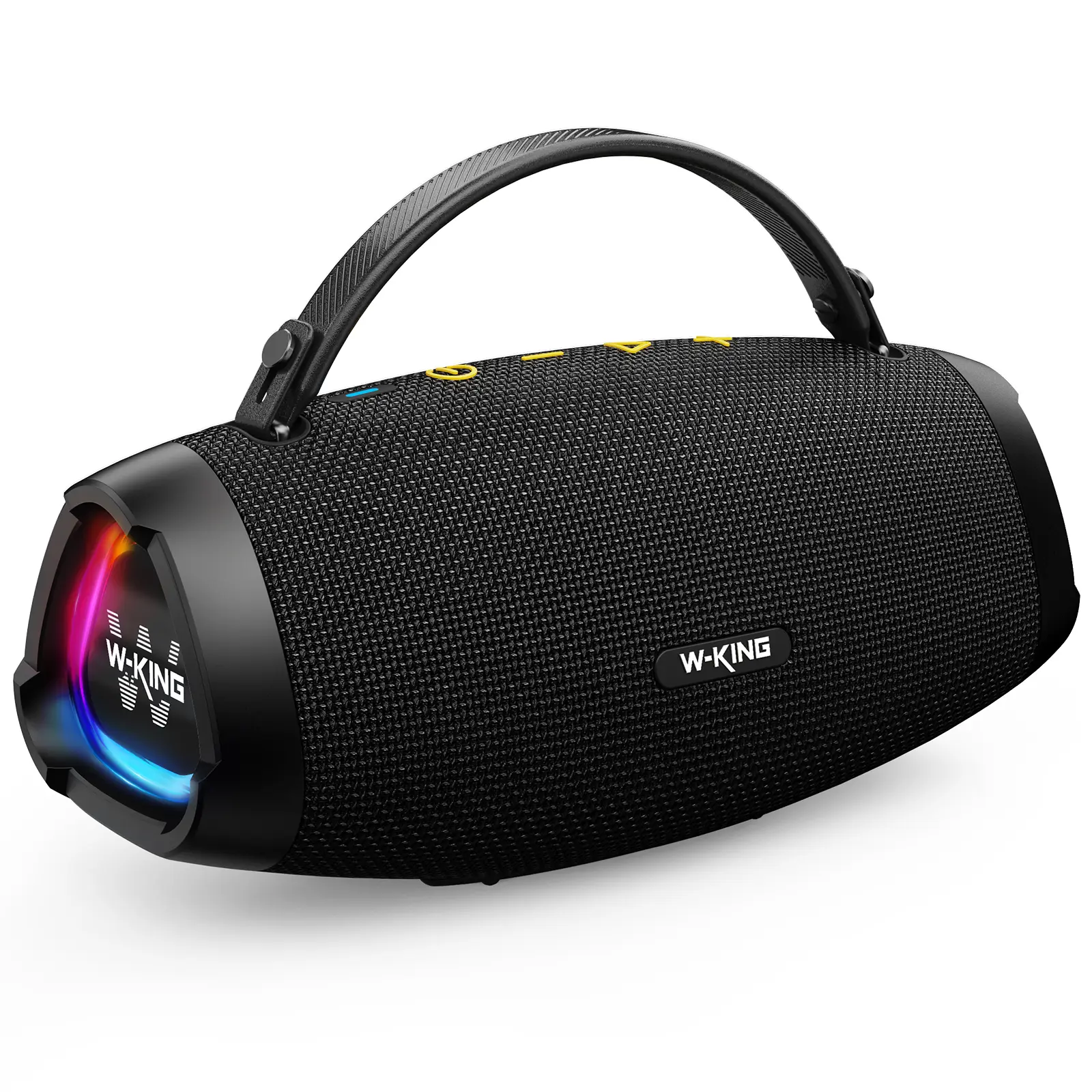 W-KING X10S 50W Portable Party Speaker - Bluetooth 5.4 Bass Speaker, IP67 Water Resistant USB Rechargeable, 20H Playtime, RGB LED Light, Stereo Pairing, TF Card Support for Camping, Usb Rechargeable Speaker, Bluetooth Speakers Rechargeable Portable Audio