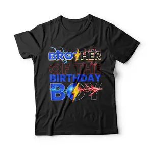 Brother Of The Birthday Boy Hedgehog Family Party T-Shirt Breathable Graphic Tee Peak Design Sweatshirt Hoodie