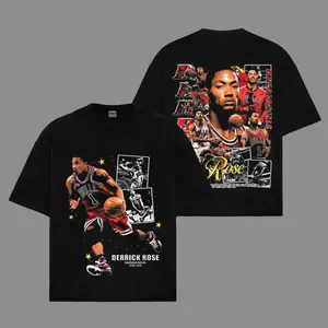 Derrick Rose Shirt Premium 100% Cotton, D-Rose Shirt, Young MVP Shirt, D-Rose Nation Fans, Windy City Bulls Fans, Besketball Shirt, Game Day Fit, Streetwear Shirt
