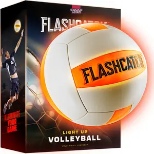 FLASHCATCH Light-Up Glow Basketball Official Size 7 LED Lights for Night Play & Outdoor Fun Flashcatch
