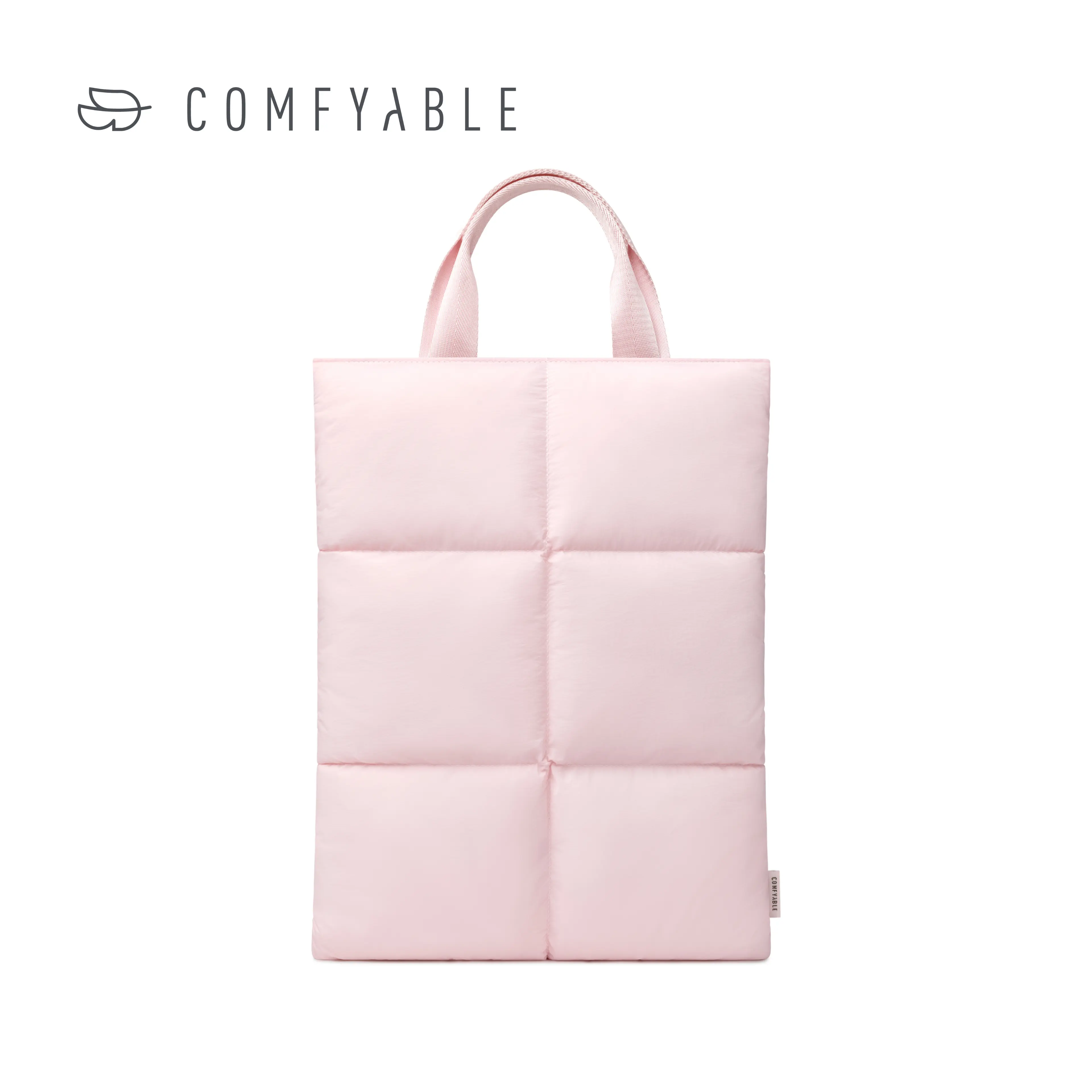 COMFYABLE Quilted Puffy Laptop Bag - 13in/14in Waterproof Sleeve with Double Handle, Cute Look, Charger Pocket, Protection for MacBook Air/Pro, Great for Work, School, and Cafes