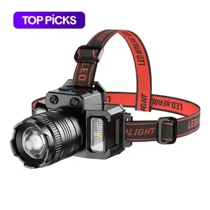 LED Headlamp, USB-Rechargeable Waterproof Headlamp for Exploration, Adjustable High-Performance Outdoor Camping High Powered Flashlight #GLOBAL PICKS