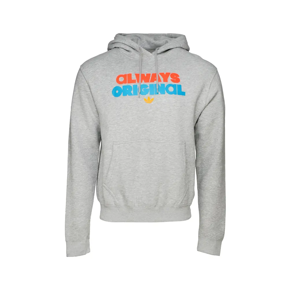 adidas Mens Always Og Graphic Hoodie Casual Outerwear Casual - Grey