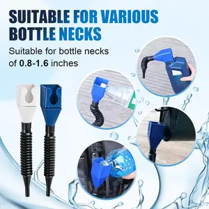 3-in-1 Foldable Fuel & Oil Funnels for Car & Motorcycle - Versatile 3 Functions, Easy Storage, Ideal for Maintenance Tasks
