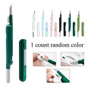Three-In-One Cleaning Pen, Multifunctional Foldable Cleaner, Suitable for AirPods Beats Samsung Sony Bose Jbl Jabra Wireless Earphones