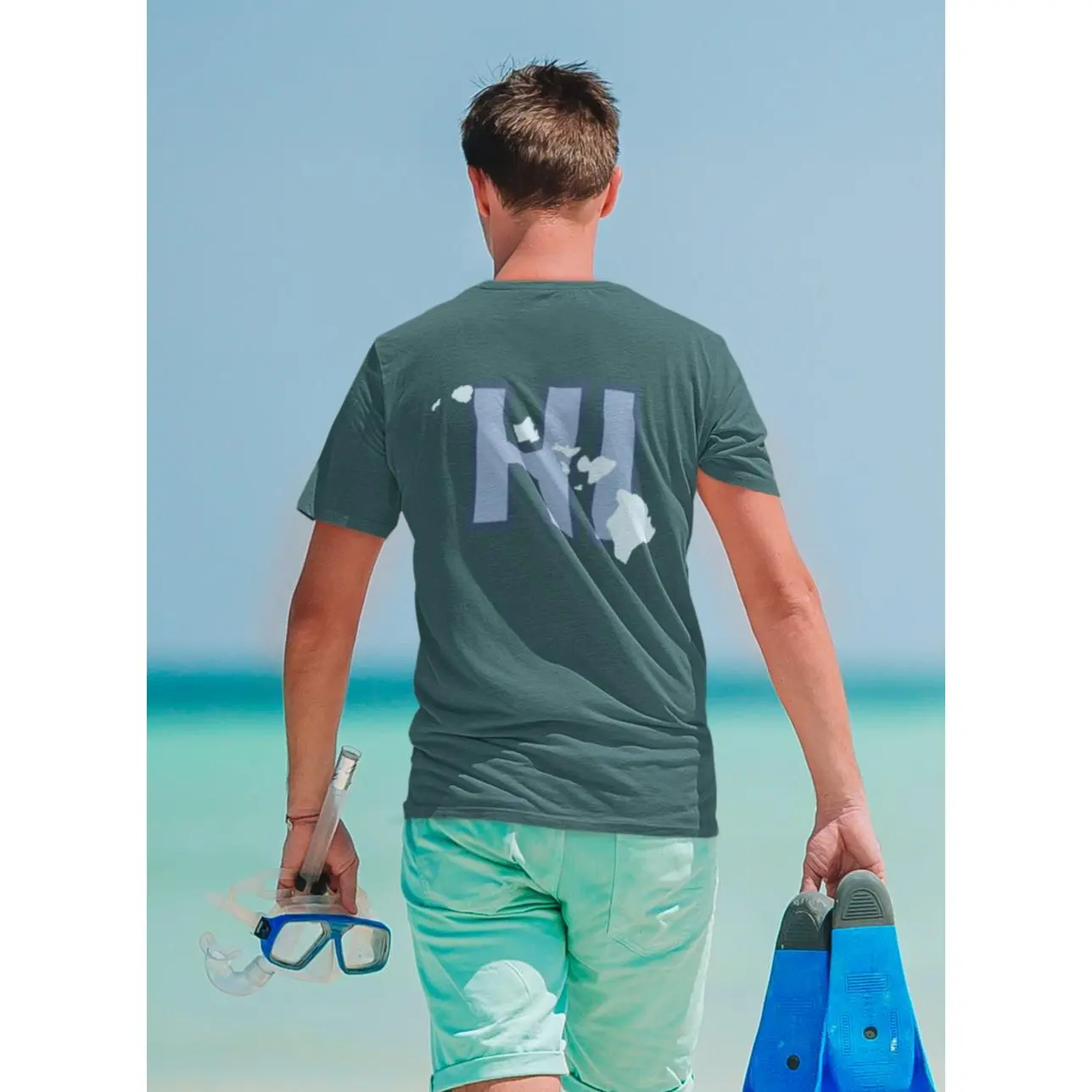 O'ahu Surf Company HI Hawaiian Islands Oahu Surf T-Shirt