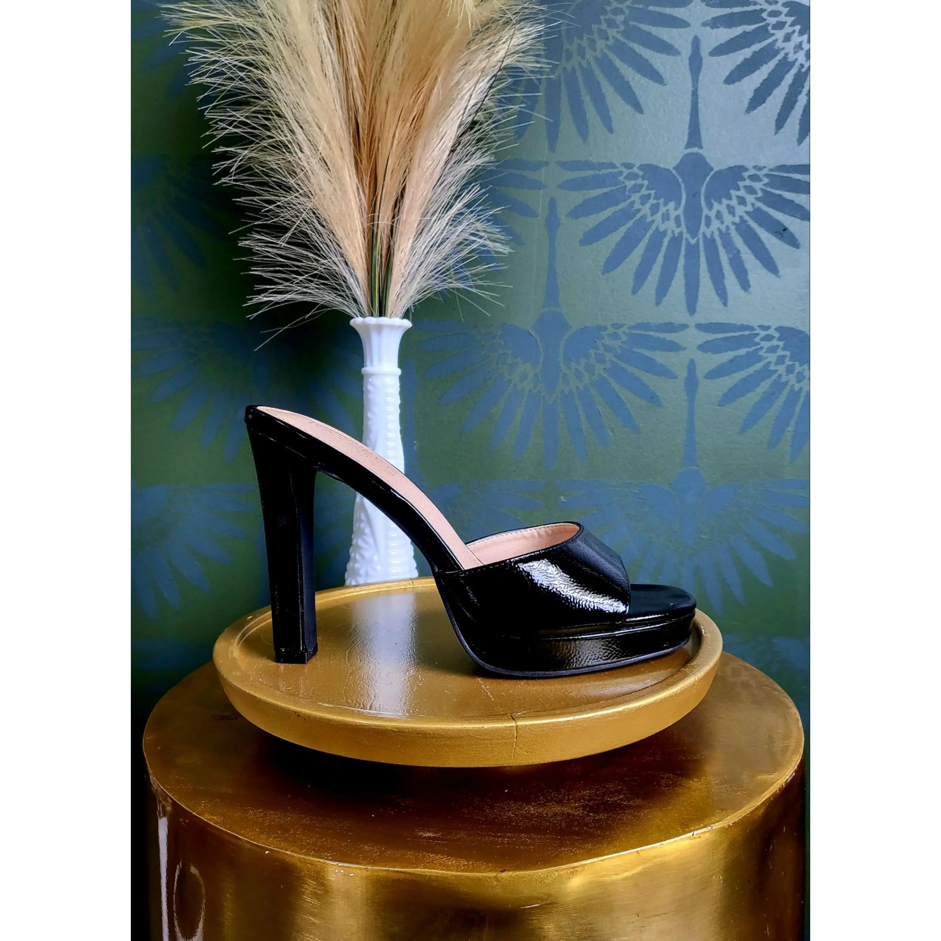1950's Vintage Style High Heel Slipper