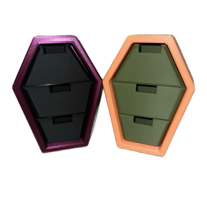 Large Coffin Caddy (3d printed) with 3 pull out pieces