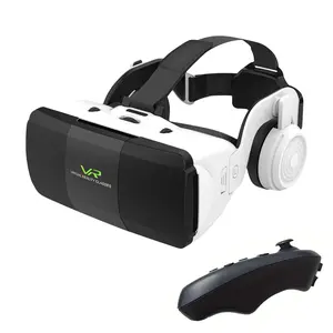 VR Glasses Upgraded Wearable 4K 120Hz 3D VR Glasses, All-in-1 Smart Virtual Reality Headset for 4.7-7.2" Smartphones, Gaming & Movie Accessory for Immersive 3D Experience