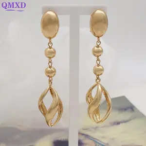 Trendy Geometric Luxury Long Drop Earrings Statement Earrings Summer Jewelry Girls Party Gift 2022