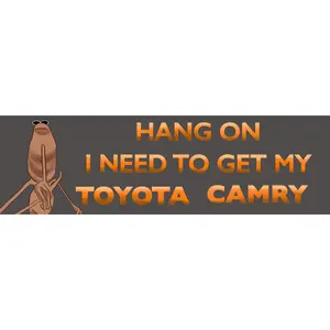 Marcus the Worm Toyota Camry Car Bumper Magnet - Customizable