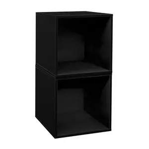 Niche Cubo Wood Stackable Storage Bookcase Shelf Organizer Cube