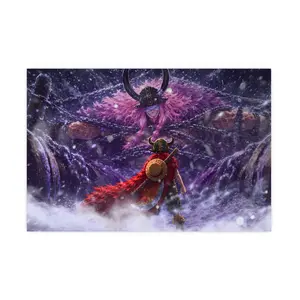 One Piece Luffy and Loki Poster
