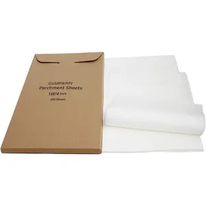 Sheets (200Pcs), 10 x 14 Inches Non-Stick Precut Baking Paper for Baking Cookies, Bread, Meat