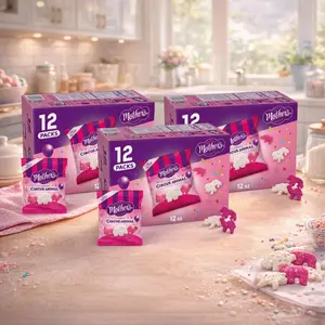 3 Boxes Mother’s Original Circus Animal Cookies 12 Pack – Frosted Vanilla Shortbread Cookies with Rainbow Sprinkles, Sweet Snack Packs 1oz