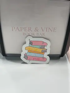 Hot Girls Like to Read Sticker