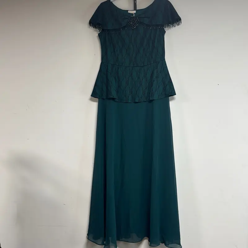 Women's Luxury Elegant Long Dress - Made in Turkey