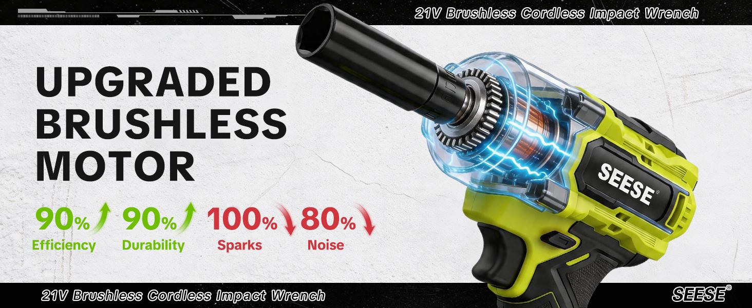 【FathersDayGift】SEESE 3 in 1 Cordless Impact Wrench 590 FT-LBS(800N.m) 3200IPM 1/2 Impact Gun High Torque Electric Impact Driver Cordless Impact Wrench with 21V 2 x4.0Ah Battery ,LED Light,9 Sockets,8 Drills,6 Screws & Case for Home Car Tire Lug Nut fathe 【FathersDayGift】SEESE 3 in 1 Cordless Impact Wrench 590 FT-LBS(800N.m) 3200IPM 1/2 Impact Gun High Torque Electric Impact Driver Cordless Impact Wrench with 21V 2 x4.0Ah Battery ,LED Light,9 Sockets,8 Drills,6 Screws & Case for Home Car Tire Lug Nut fathe