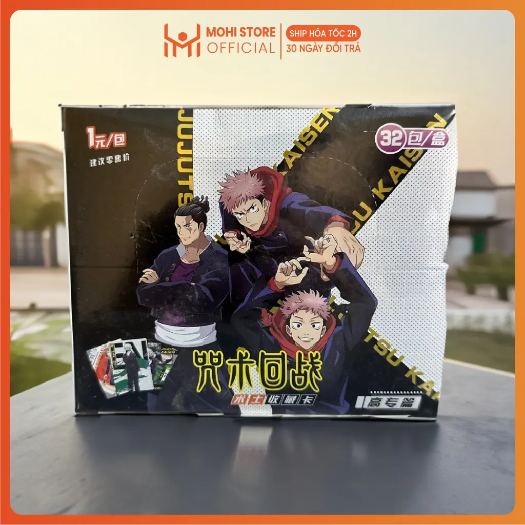 Ultimate Jujutsu Kaisen Collectible Cards – Premium Anime Trading Card Box with 32 Packs