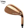 WUDAY Full-Milled Rose Gold Sand Wedge Golf Club Right-Hand, 50°/52°/56°/58°/60° Degree Lofts Stepped Steel Shaft Low CG Gap/Lob Wedge Variants Anti-Slip Rubber Grip Stainless Steel Construction