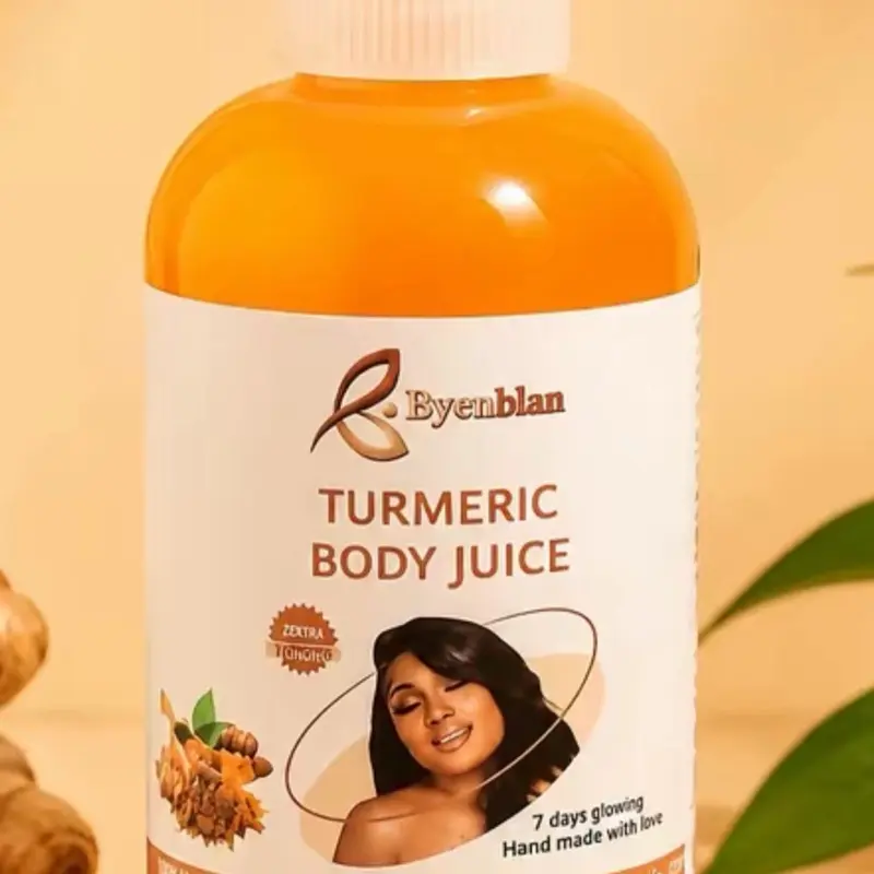 Tumeric body juice Natural  skin care with Turmeric Extract for Moisturizing and Brighten