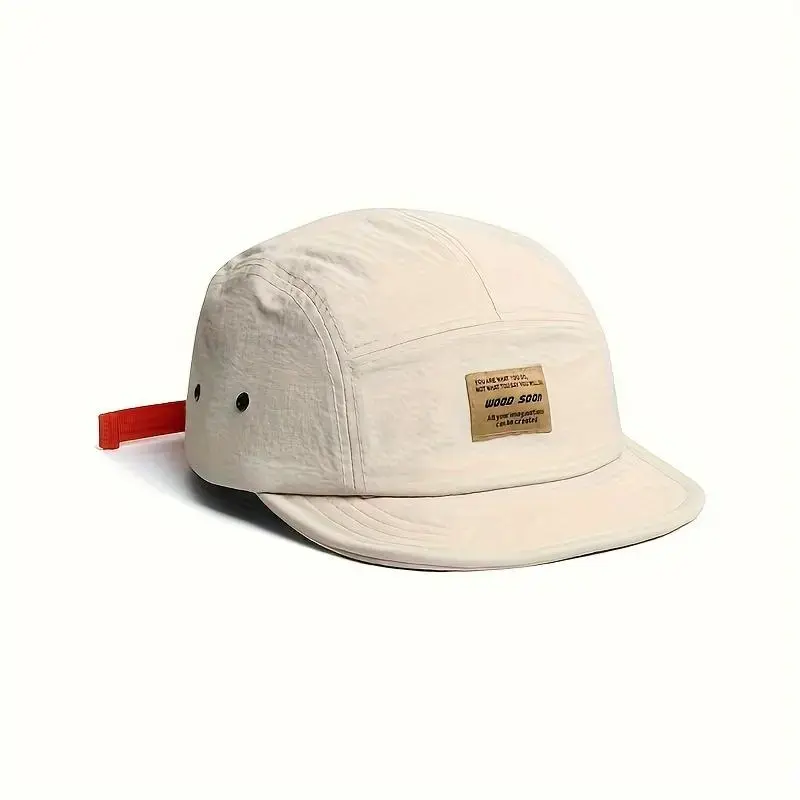 Vintage Japanese Street Style Snapback Baseball Cap for Men, Retro Hip Hop Duckbill Hat, Lightweight Quick Dry Breathable Polyester Non-Stretch Urban Fashion Headwear