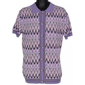 Lanzino Linen Blend Shirt # SP080 Lavender