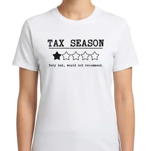 Tax Season T-Shirt, Unisex Accountant & CPA Graphic Tee, Funny Accounting Professional Short Sleeve Apparel for Men and Women, Aesthetic Finance Humor Gift Fashion Top, Viral Trendy Retro Streetwear Shirt