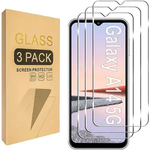 Tempered Glass Screen Protector, 3 Counts HD Screen Protector, Scratch Resistant, Easy Installation, Bubble Free, Screen Protector for Samsung Galaxy A14 5G, Smartphone