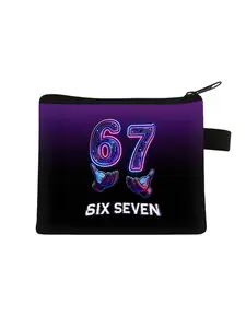 Digital Print Zipper Wallet, Durable Material, Small Thin Design, Portable for Daily Use or Outdoors, Best Gift for 67 Enthusiasts