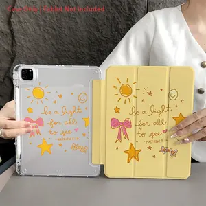 A Tablet Cases with Pen Holder,compatible with iPad 10.9/10.2/ Air 5th/Pro11/10th/9.7/Air 2/iPad7/8/iPad Air 4/5/iPad Pro 11/10.9-inch 2022 Smart Case/iPad Air 13(M3 2025)/iPad Air 11(M3 2025)/iPad 11, Auto Sleep/Wake Function/Tablet Protective Cover