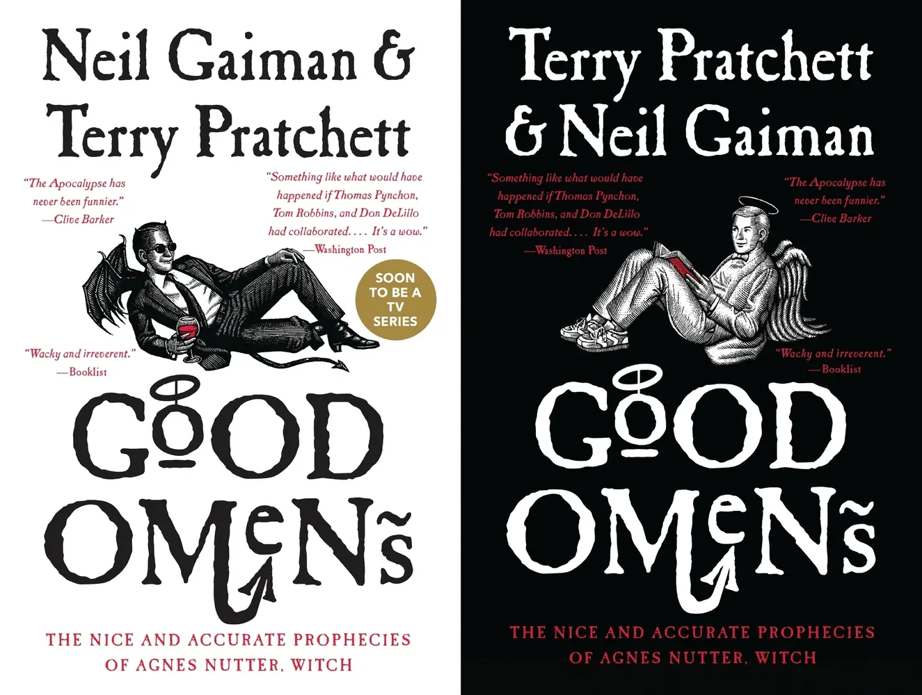 USED Book - Good Omens: The Nice and Accurate Prophecies of Agnes Nutter, Witch by Gaiman, Neil (Paperback) - english
