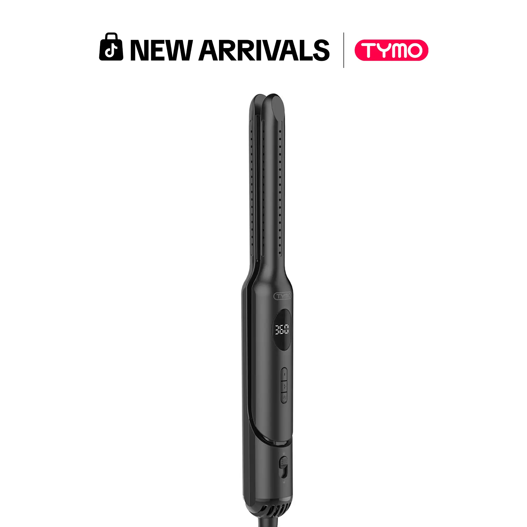 TYMO AIRFLOW MINI 2-in-1 Hair Straightener & Curler, Portable Beauty Products Hair Styling Tool with Airflow Technology