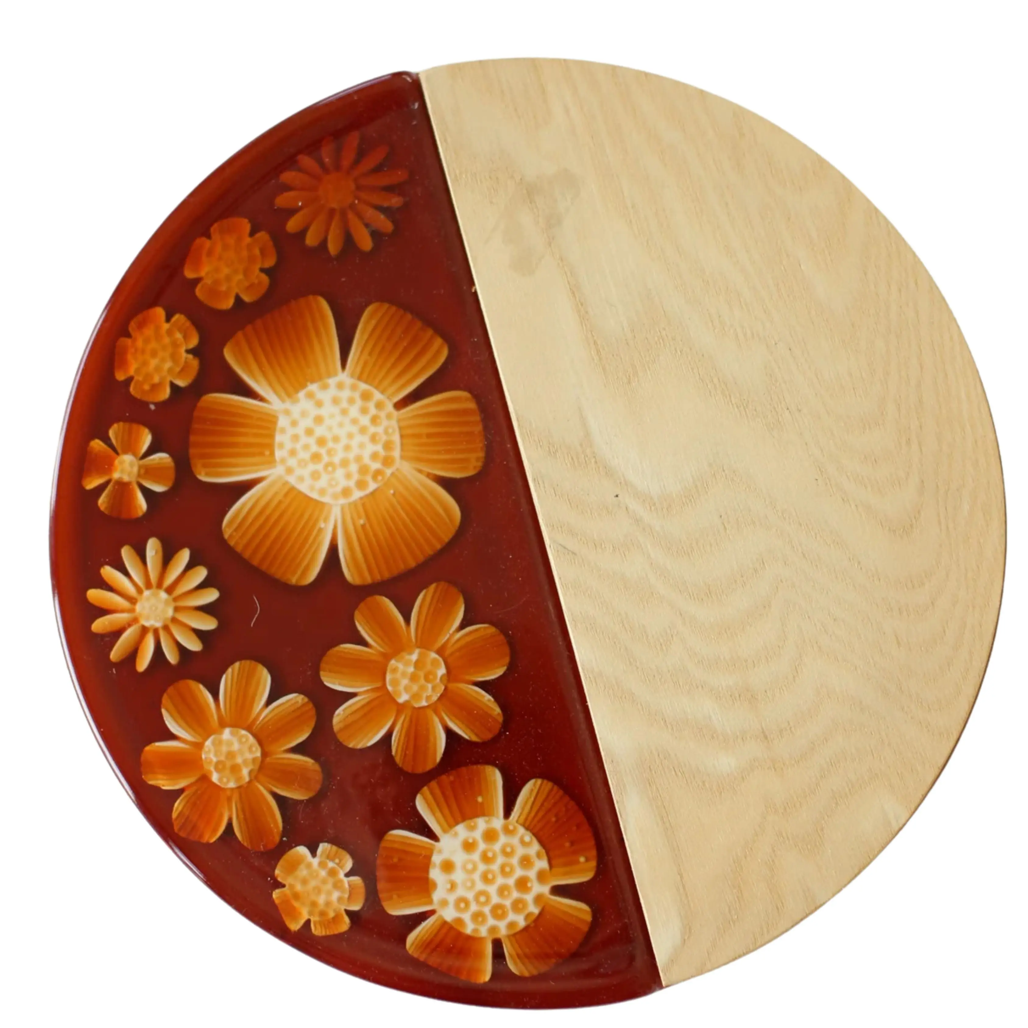 Floral 70's Cheese Tray